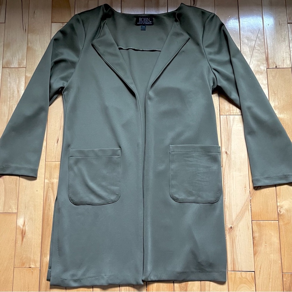 Robin-Olive Green Women's Coat-Size L